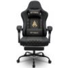 Symino Ergonomic Gaming Chair – Adjustable Swivel Chair with Footrest for Comfortable Gaming